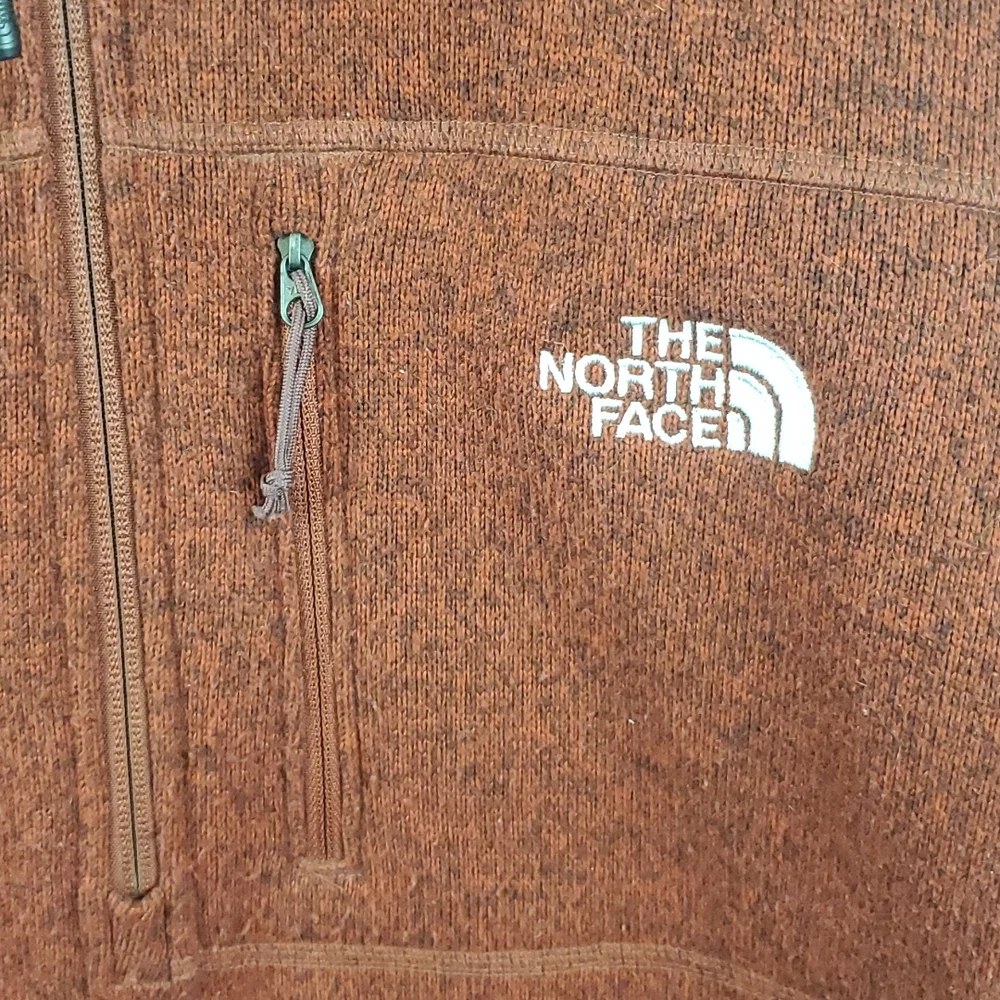 The North Face men sweatshirt pullover 3/4 zipper size L